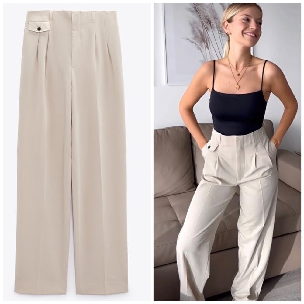 ZARA MASCULINE PANTS WITH DARTS